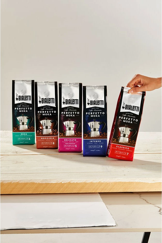 Mleta kava z okusom čokolade Bialetti Perfetto Moka, 250 g