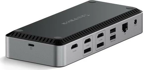 Postaja za priklop Triple 4K Display Satechi, Mac/Windows, siva