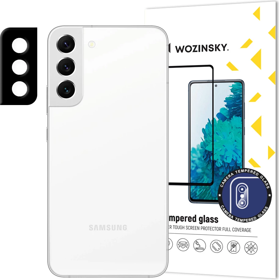 Kaljeno steklo za kamero, Wozinsky, za Samsung Galaxy S22+, 9H, prozorno