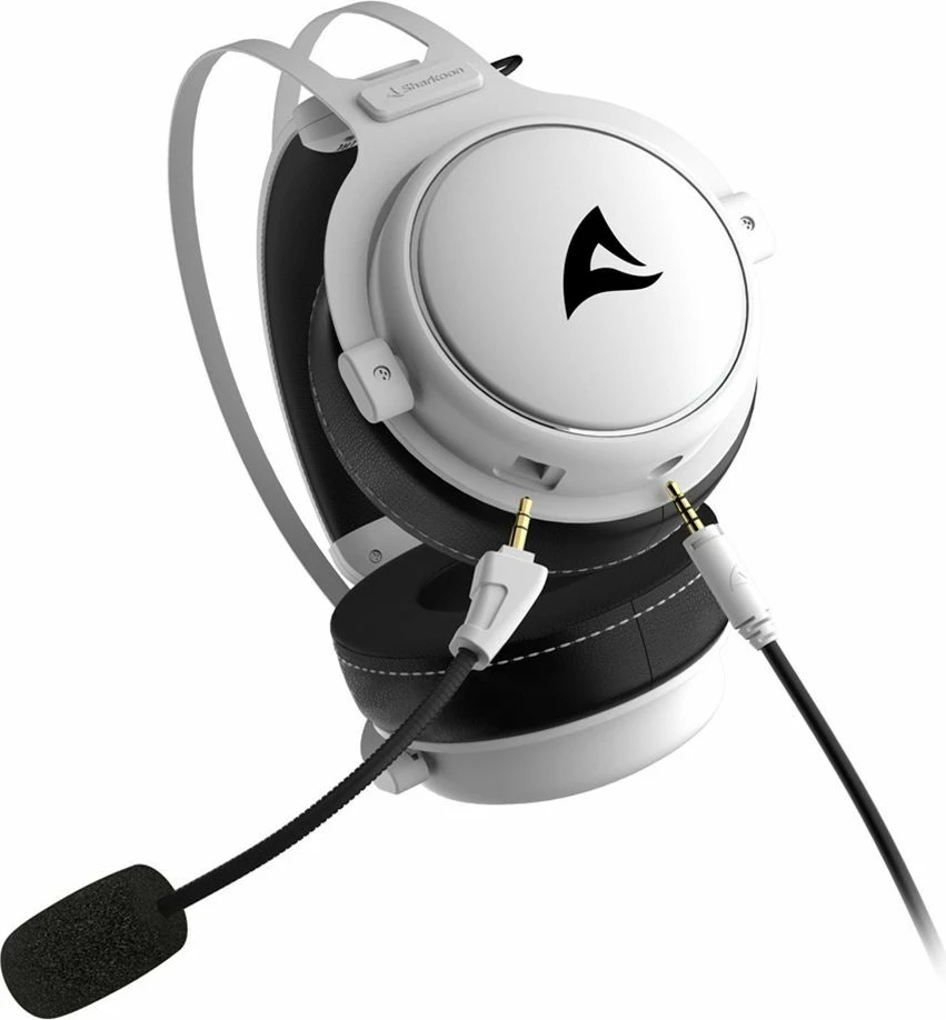 Gaming slušalke Sharkoon Skiller SGH50, žične, 10 - 40000 Hz, črne/bela