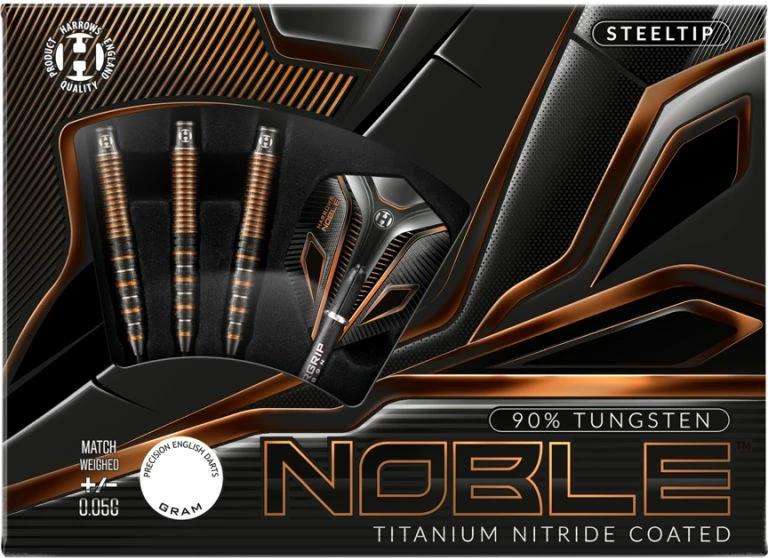 Darts puščice, Harrows Noble, unisex, črne