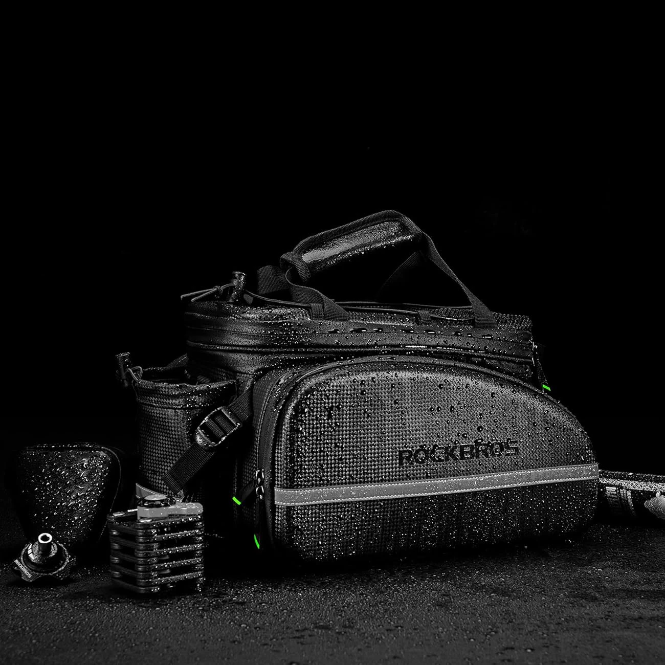 Torba za prtljago za kolo Rockbros A6-6, 35 L, črna