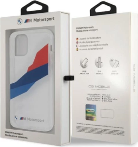 Prozoren ovitek BMW Motorsport za iPhone 12 Pro Max