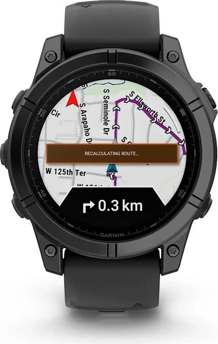 Napredna športna ura 47 mm, 16 GB, AMOLED, črna Garmin Fenix