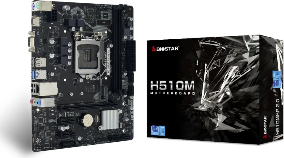 Mikro ATX matična plošča Biostar H510MHP 2.0, Intel, LGA 1200, DDR4