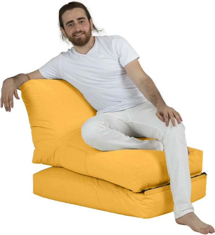 Vrtni puf Siesta, rumen