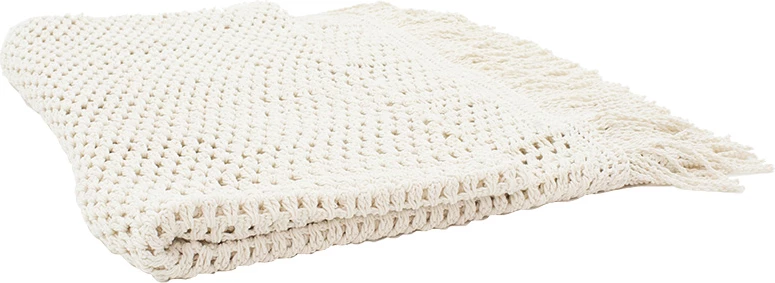 Streha za ležalnik, makrame, bež, 2x2 m