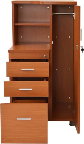 Profesionalna pisarniška omara-garderoba češnjeve barve FH2052.03R 60x46x120