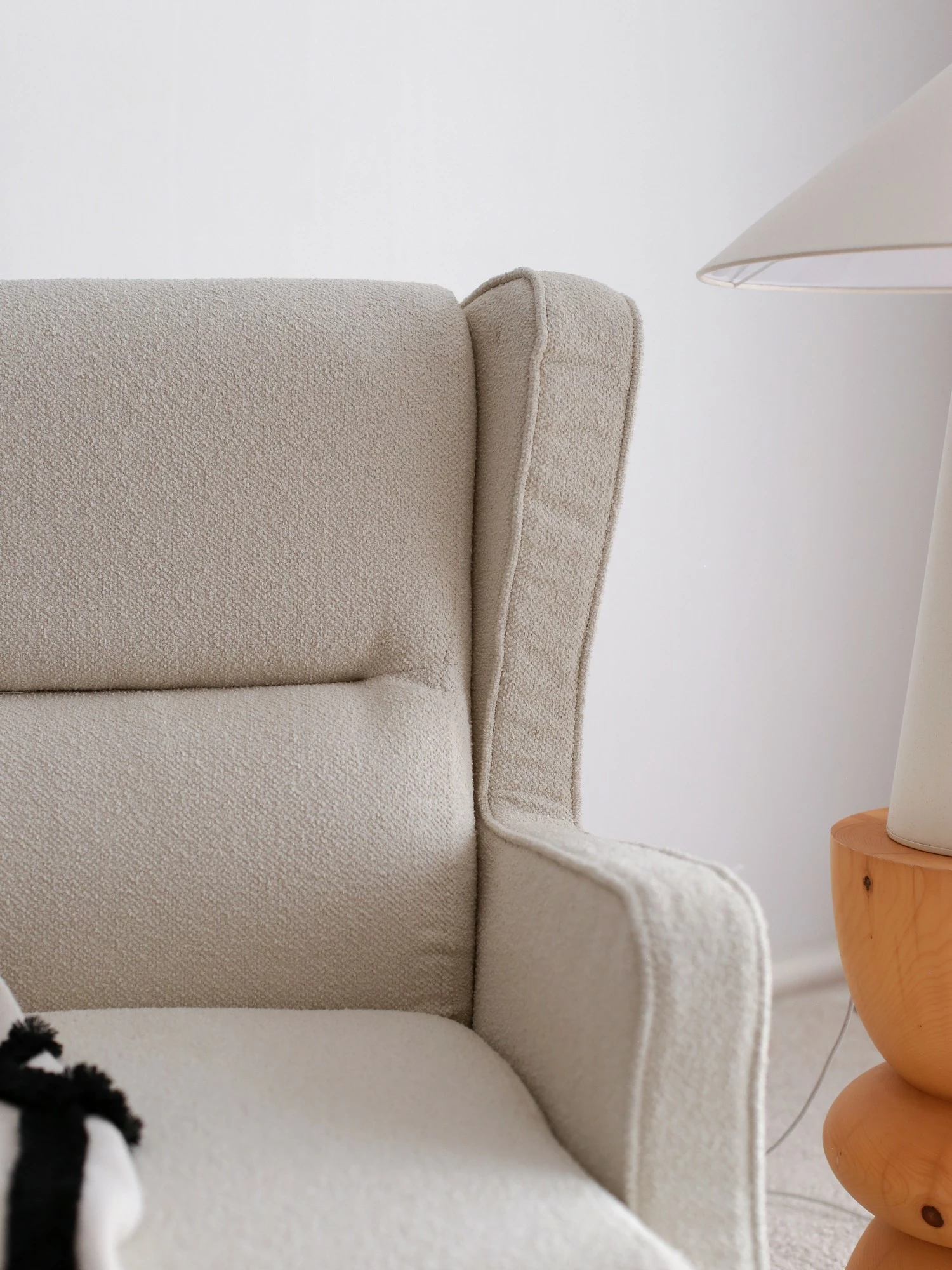 Fotelj z nasloni za roke, Atelier del Sofa, krem