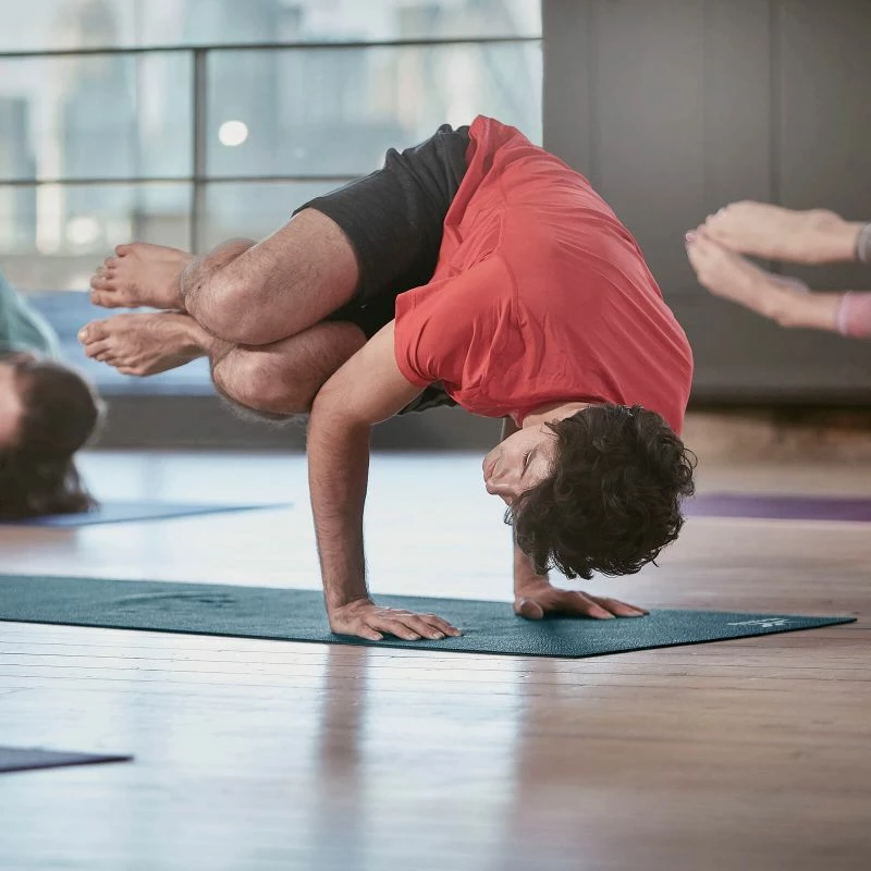 Joga podloga 4 mm, Reebok RAYG-11022DG, zelena, za moške in ženske