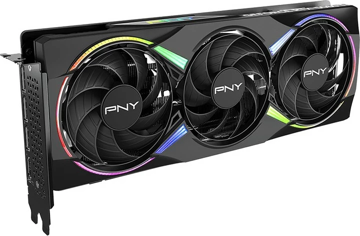 Visokozmogljiva grafična kartica PNY RTX 5060 Ti VERTO ARGB OC 8GB GDDR7, črna