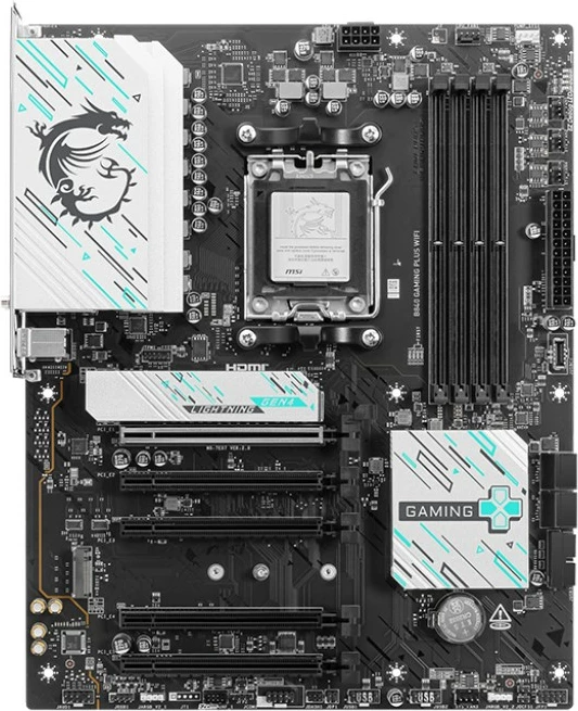 Plošča ams MSI B840 GAMING PLUS WIFI, Socket AM5, ATX, črna