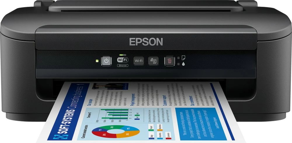 Inkjet tiskalnik Epson WorkForce WF-2110W, Wi‑Fi, Ethernet, črn