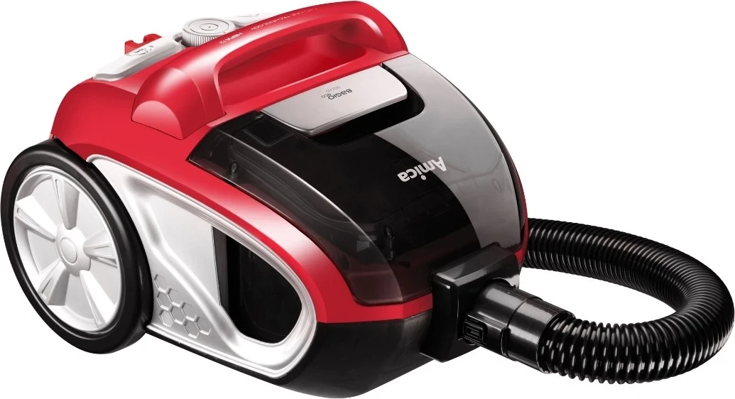 Pastralnik brez vrečke, Amica Bagio Eco VM3044, rdeče-črn