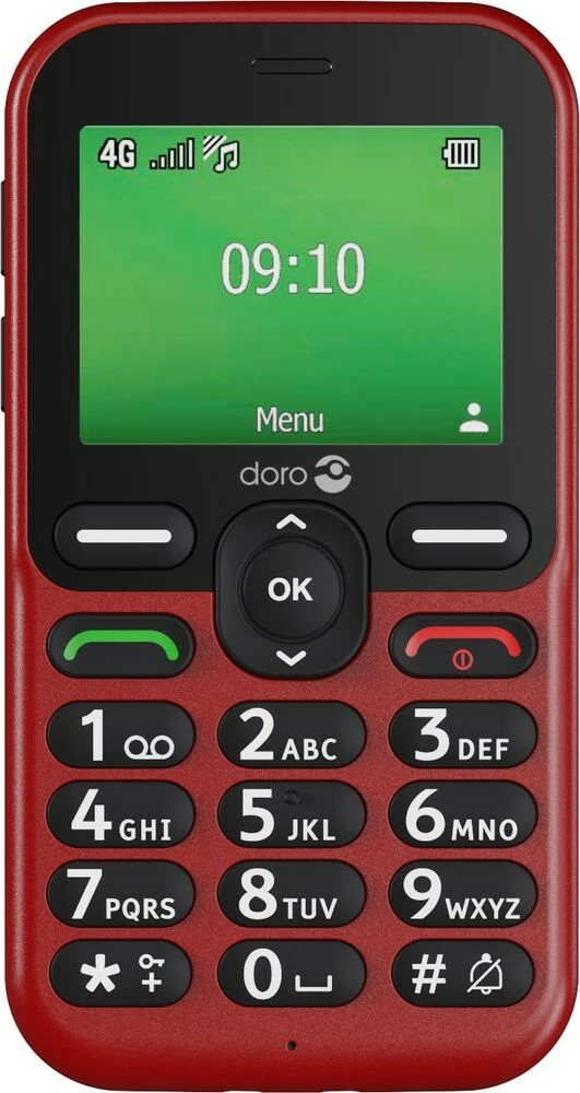 Pametni telefon Doro Leva E10 LTE, rdeč