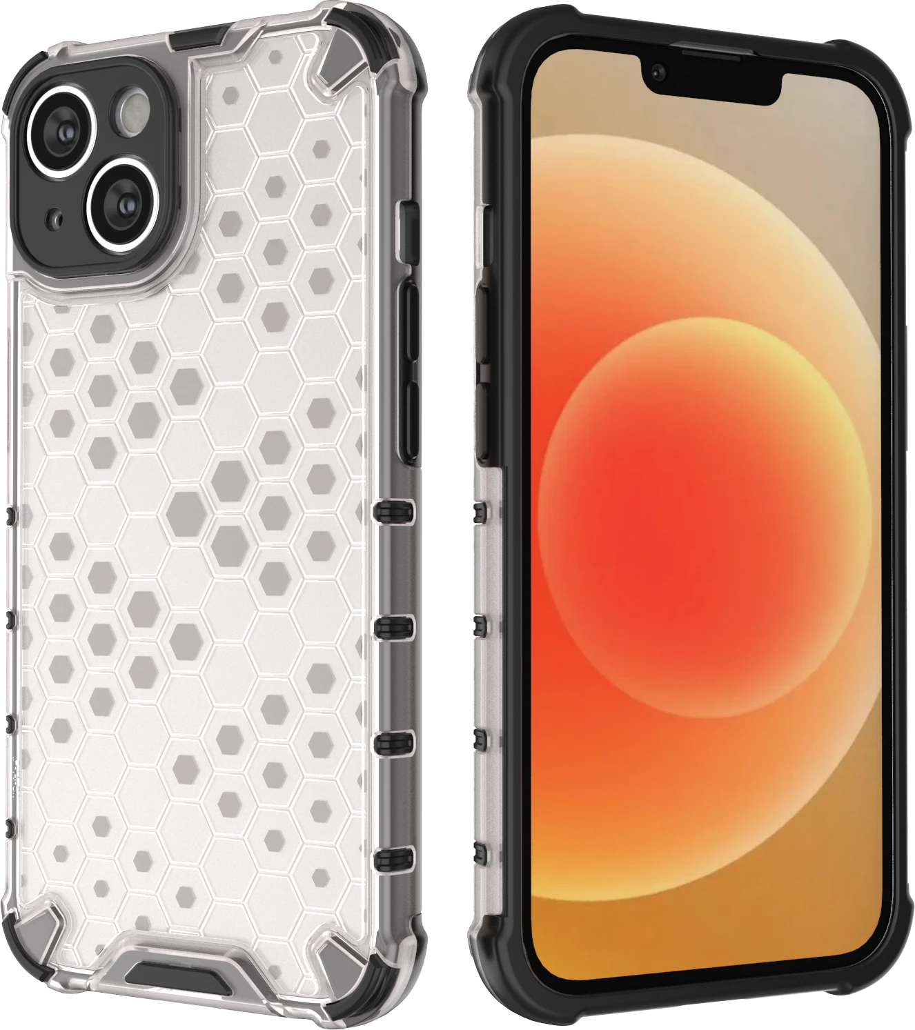 Zaščitni ovitek Honeycomb Hurtel za iPhone 14 Plus, moder