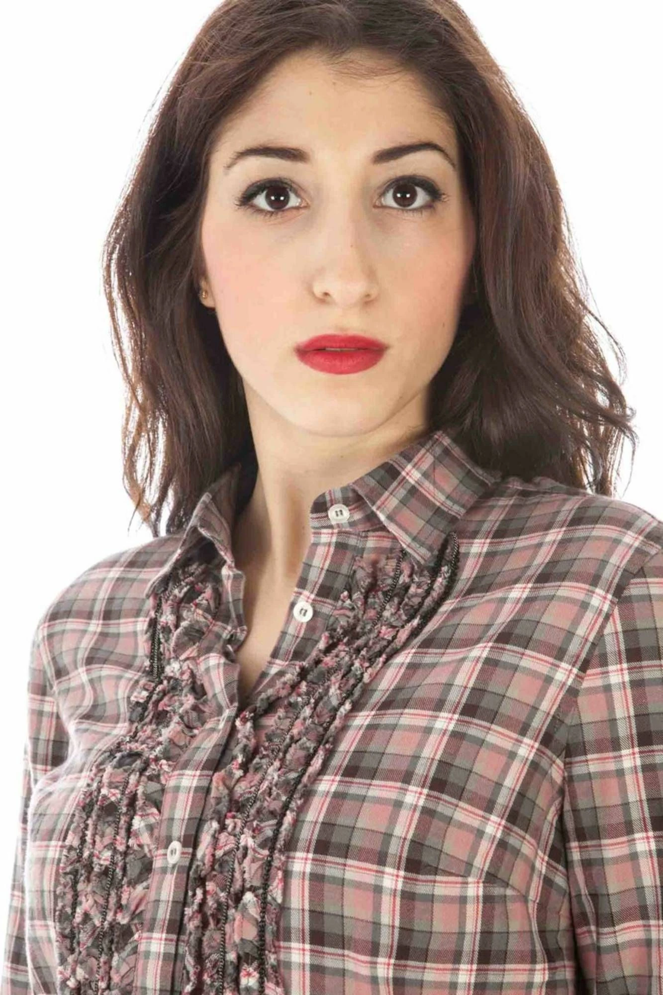 Majica z dolgimi rokavi za ženske Fred Perry, rožnata