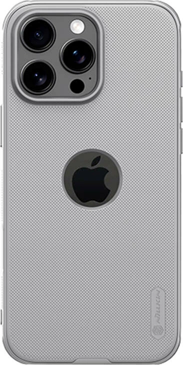 Ovitek za telefon Nillkin Super Frosted Shield Pro za iPhone 16 Pro, siv