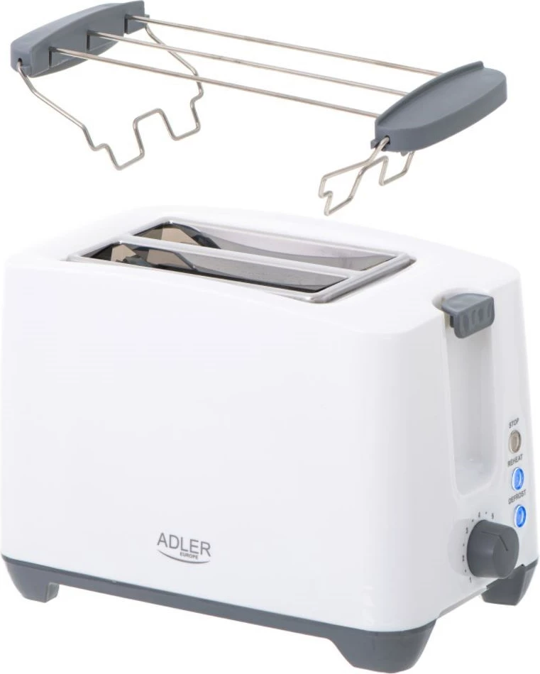 Toster Adler AD 3216, 750 W, bel