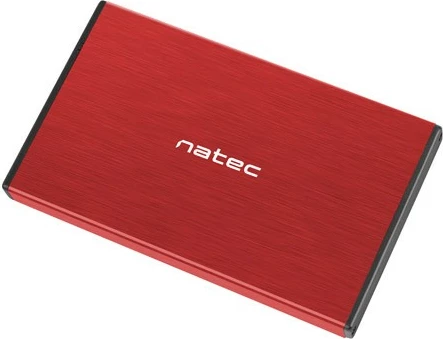 Zunanji ohišje za HDD/SSD 2,5", USB 3.0, rdeče Natec Rhino Go