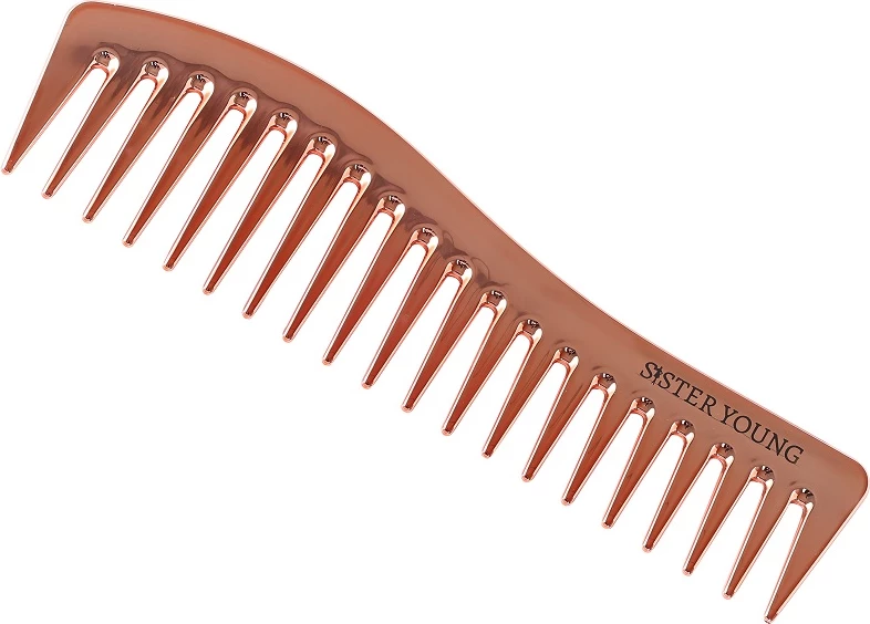 Kroglični čopič za oblikovanje las Zuri, Sister Young, rožnato-zlat