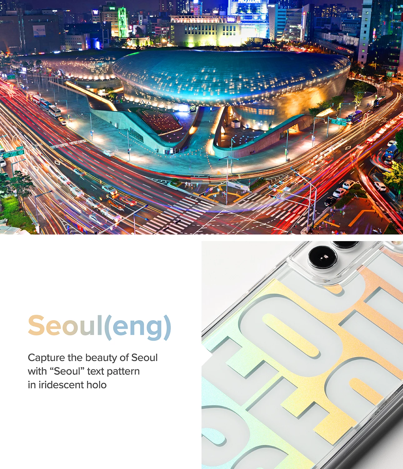 Ovitek Ringke Fusion Design za Samsung Galaxy S22+, F593R89, prosojen/Seoul