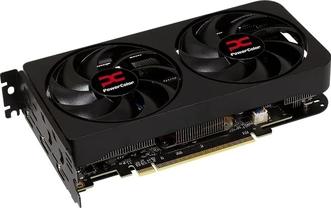Grafična kartica PowerColor RX9060XT 16G-A, 16 GB, GDDR6, črna