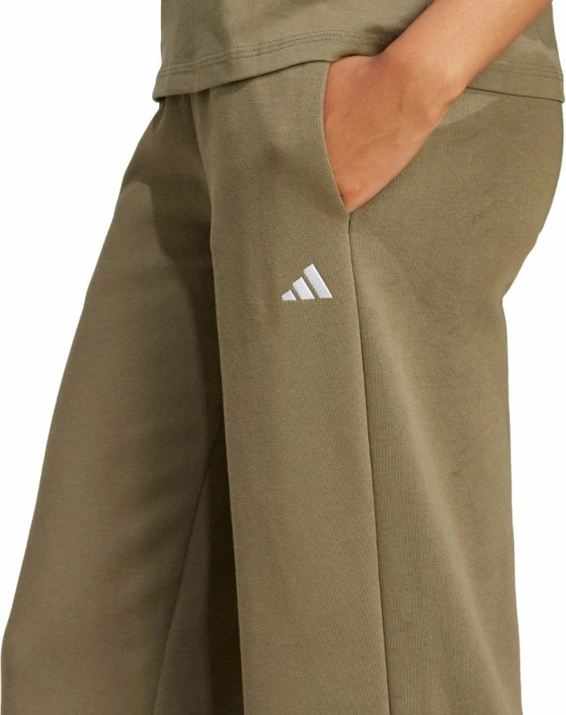 Prosto-krojene hlače adidas ženske, zelene