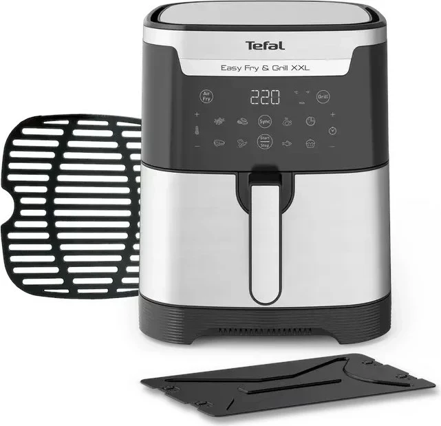 Friteza in žar Easy Fry & Grill XXL, Tefal, 6,5 L, 1830 W, črno-srebrna