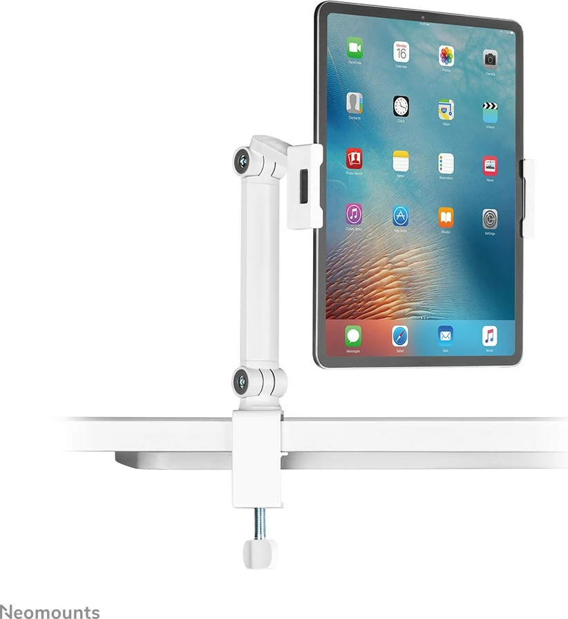 Namizni nosilec za tablico Newstar Neomounts DS15-545WH1, univerzalen, gibljiv, bel