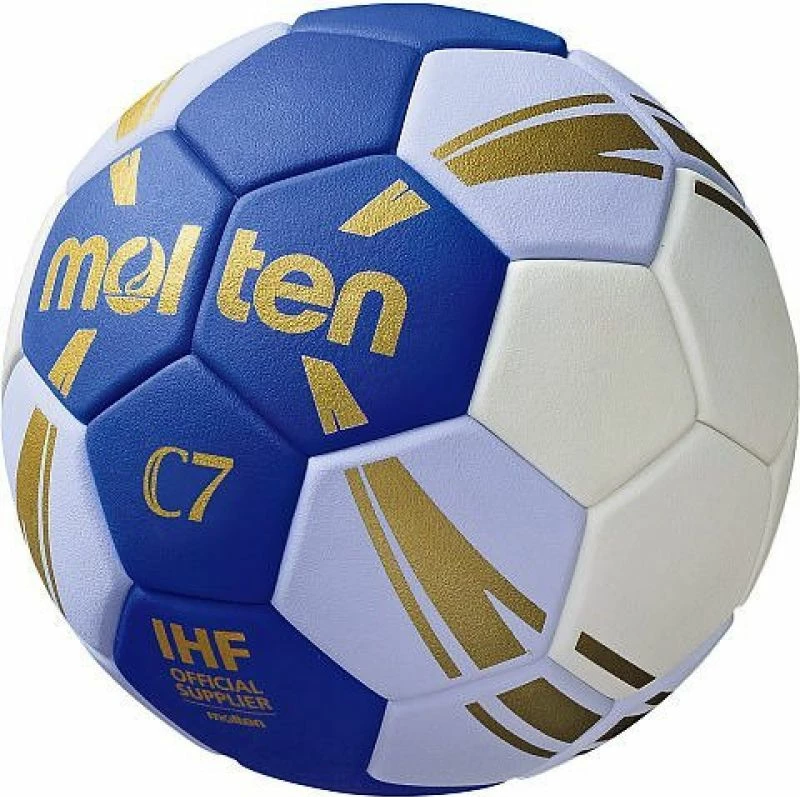 Hendbolska žoga Molten, bela z modro in zlato