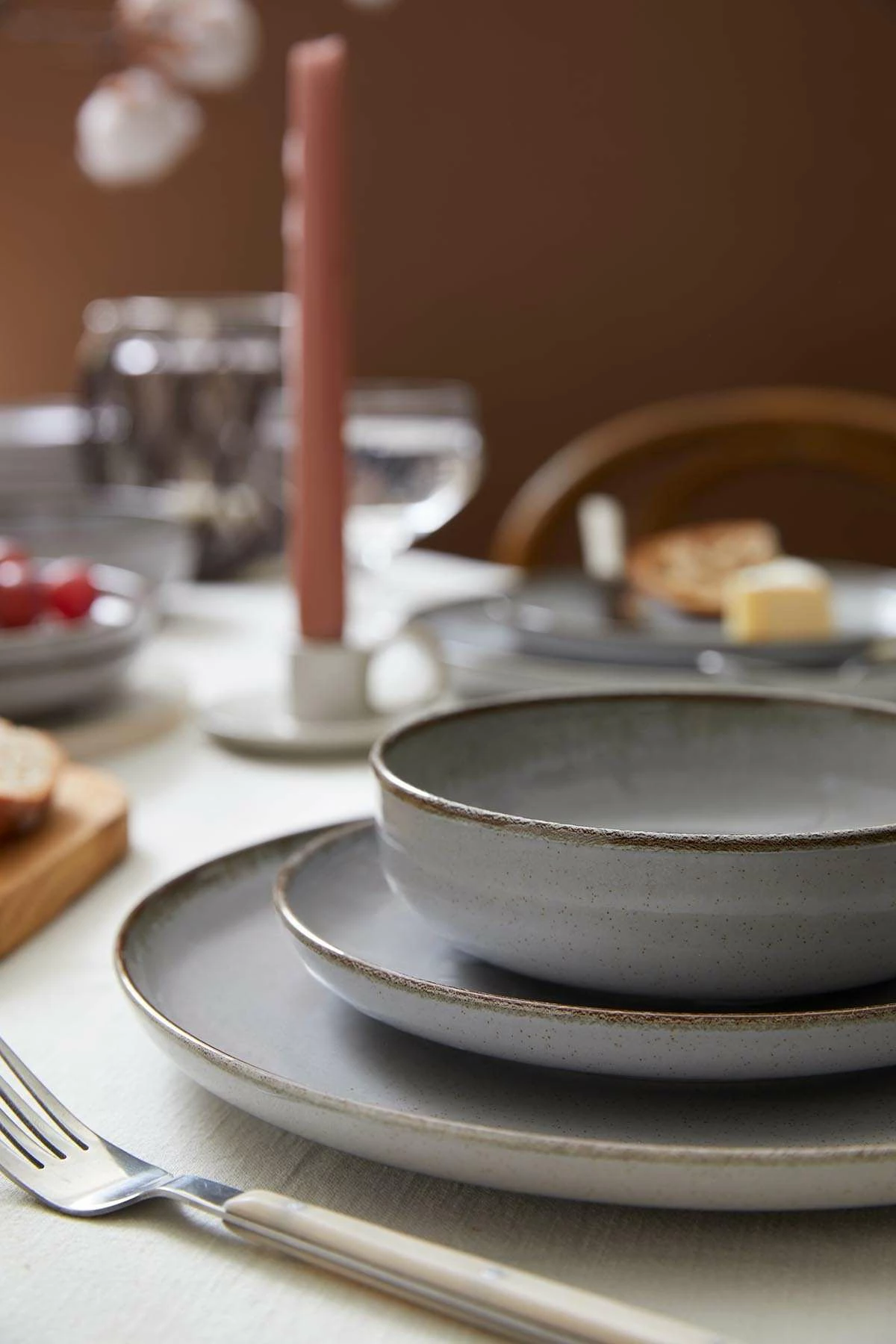 Komplet jedilnega posodja (24 kosov), Hermia, MOD24Y2A730955