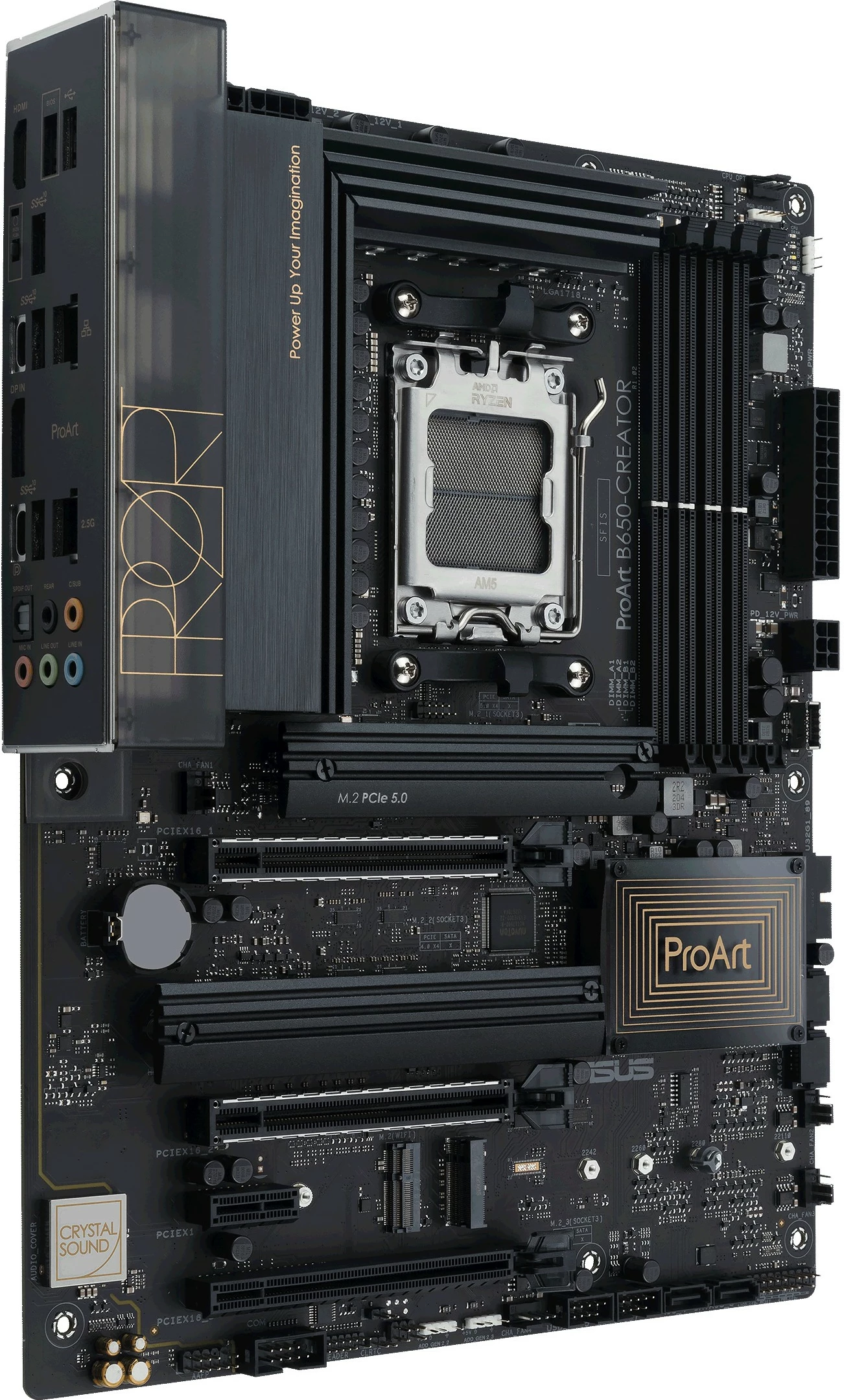 Napredna matična plošča ProArt B650-Creator ASUS, AMD Socket AM5, DDR5-SDRAM, 128 GB