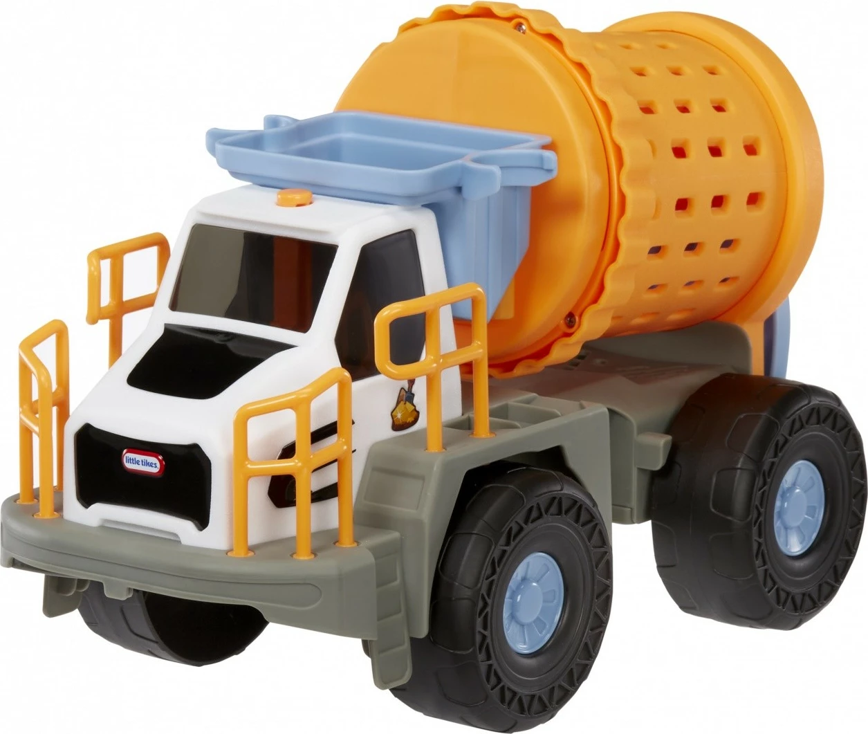 Set kamion rudarski Little Tikes Mining Truck Big Adventures, plastika, 27 cm, azurno/sivo/oranžno/belo