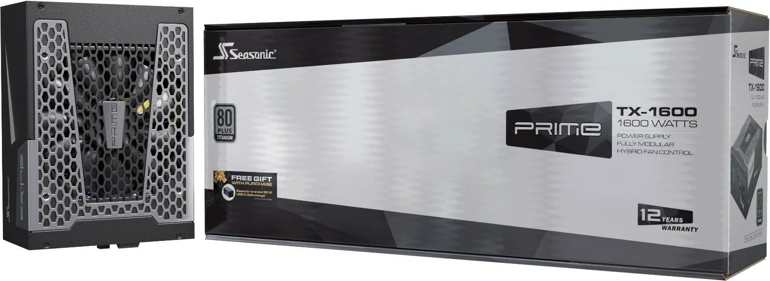 Furnizues energije PRIME-TX-1600, Seasonic, 1600 W, 80 PLUS Titanium