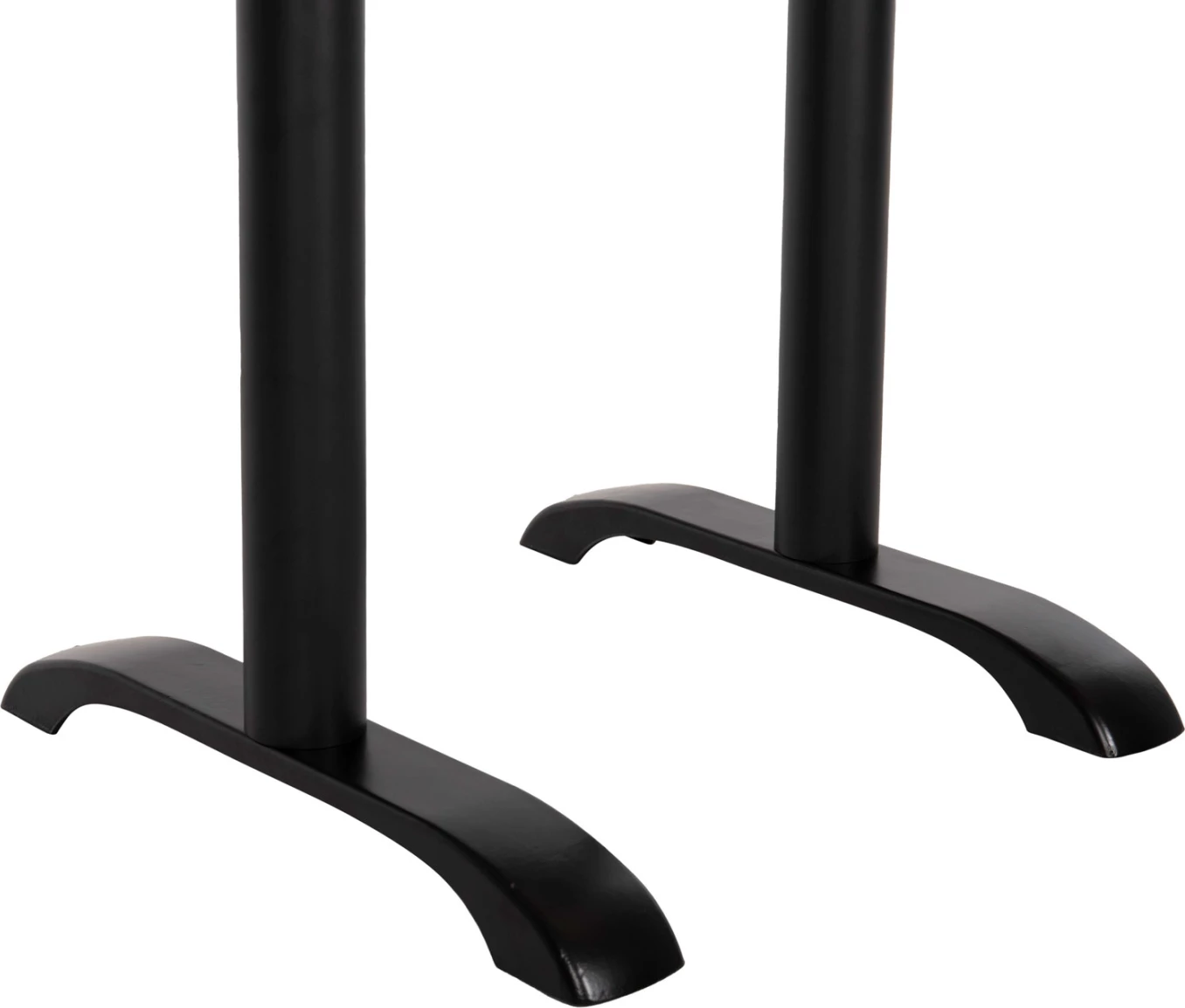 Osnova za barsko mizo iz kovine srednje višine FH479.01 dvojna v črni barvi 40Χ80Χ91H cm