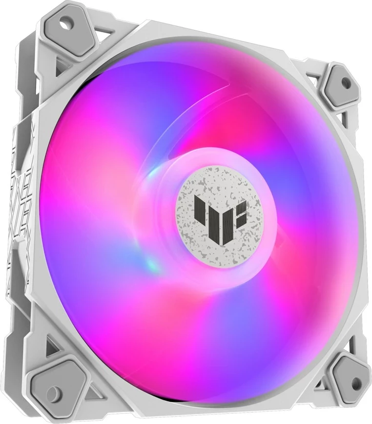 Ventilatorji 12 cm, 3 kosi, beli, ARGB - ASUS TUF GAMING TF120 WHITE EDITION