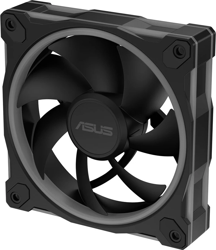 Ventilatorji za ohišje računalnika ASUS Prime MR120 ARGB, 12 cm, 3 kos, črn