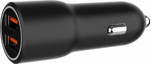 Avtomobilski polnilec 2x USB-A QC3.0, 36W, črn Gembird TA-UC-A2QC36-CAR-01