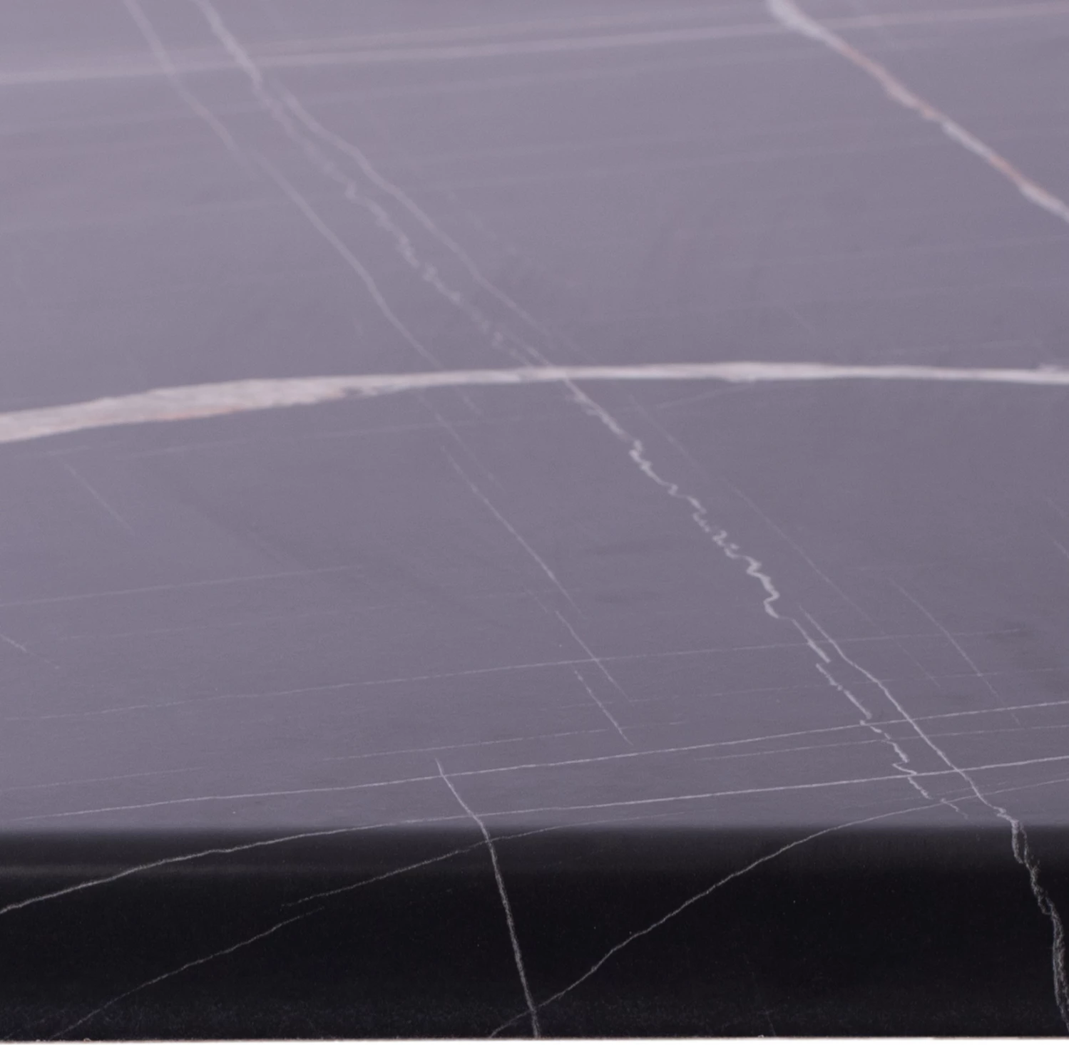 Plošča mize iz črnega marmorja 741 Werzalit 80x80