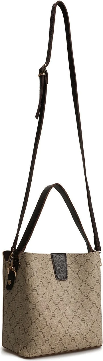 Bucket torba Lucky Bees, krem, rjava, 328 v2