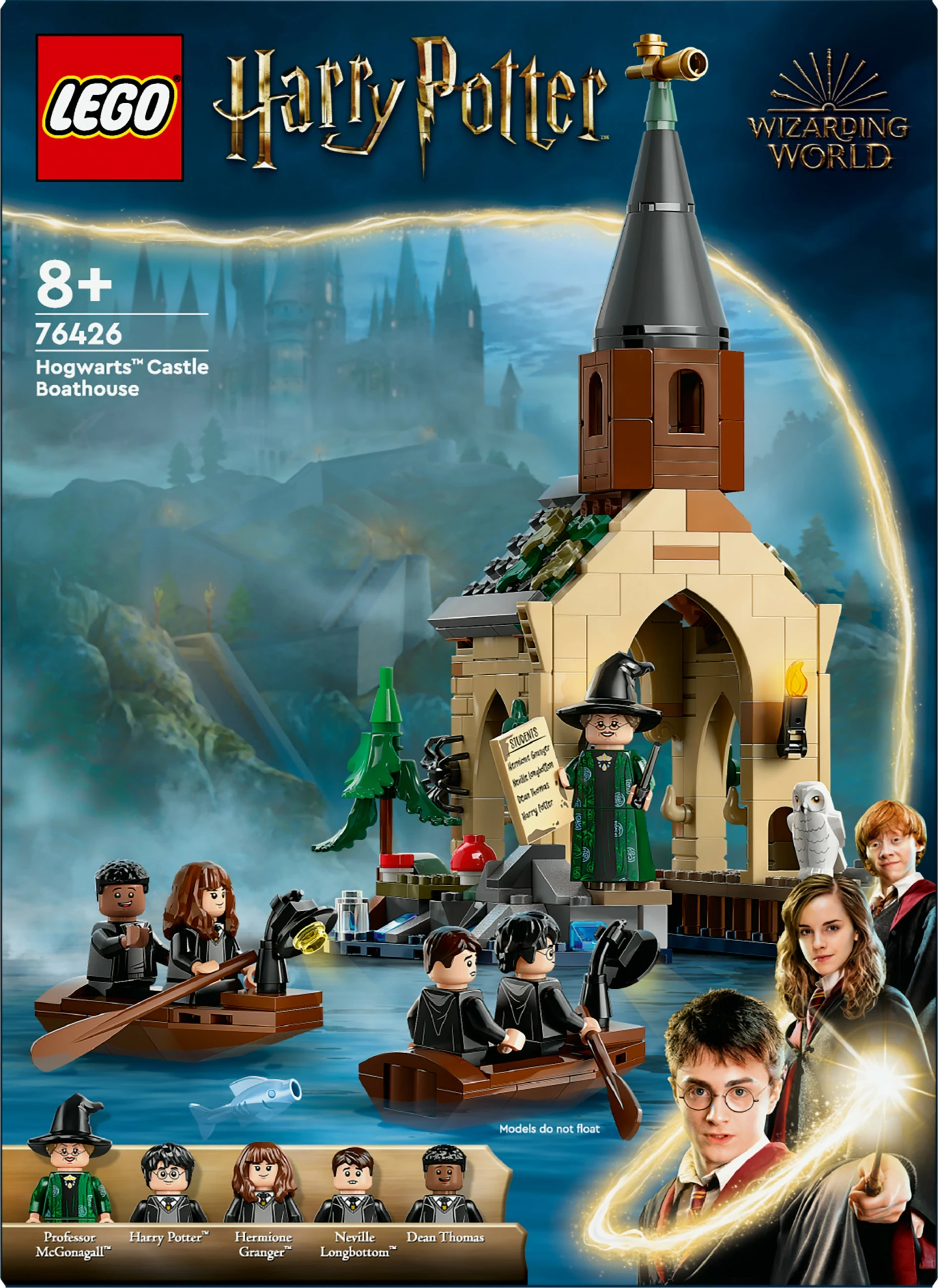 Set za sestavljanje Hogwarts Castle Boathouse, LEGO Harry Potter, 350 kosov, večbarven
