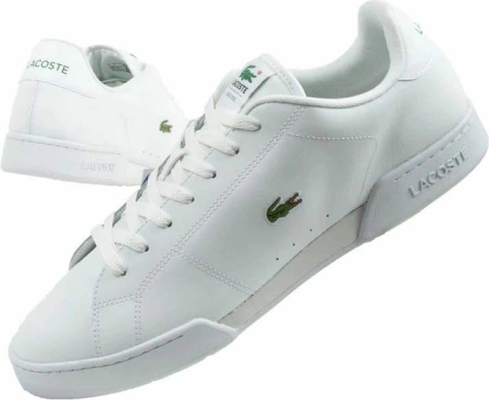 Nizki moški čevlji Lacoste, beli