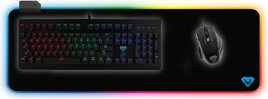 Podloga za miško Cobra Pro Gaming Mat MT262 Media-Tech, RGB, črna