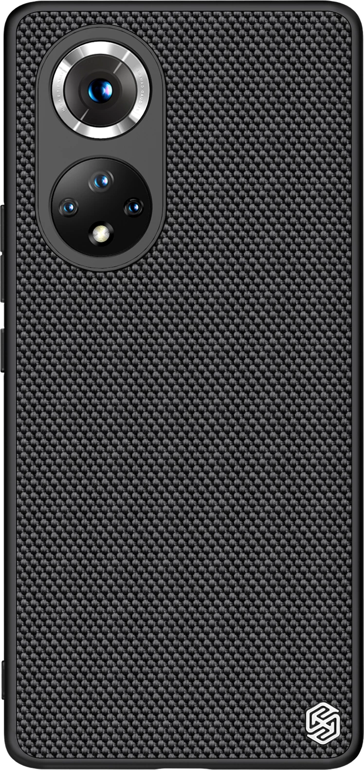 Ovitek z najlonsko teksturo za Honor 50 Pro, Nillkin, črn