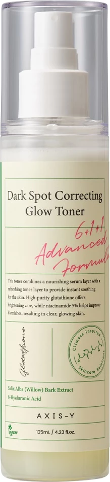 Toner za izenačevanje tena in sijaj AXIS-Y Dark Spot Correcting Glow, za ženske, 125 ml