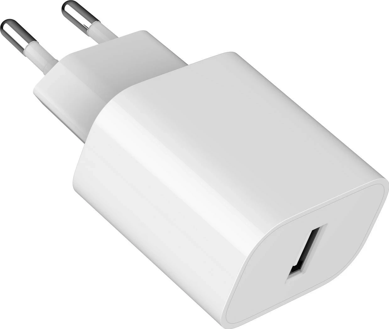 Mrežni polnilec USB-A, 5V 2,4A, bel — Gembird