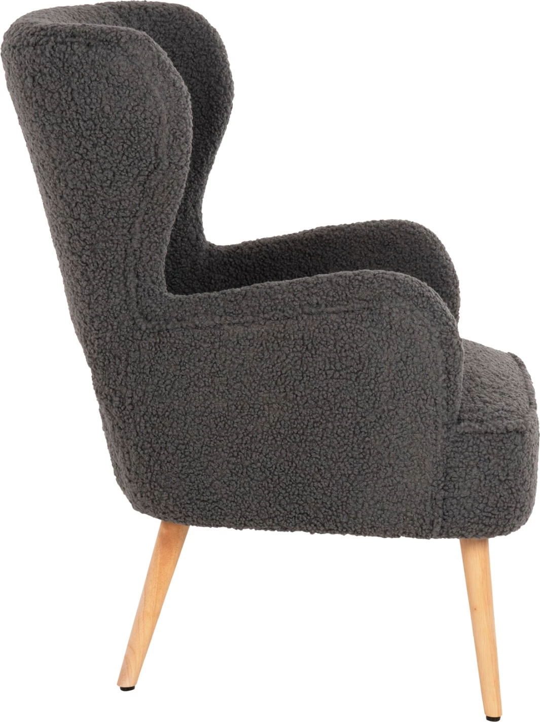 Fotelj MYLIE FH8394.21 iz sive boucle tkanine 66x75x93H cm