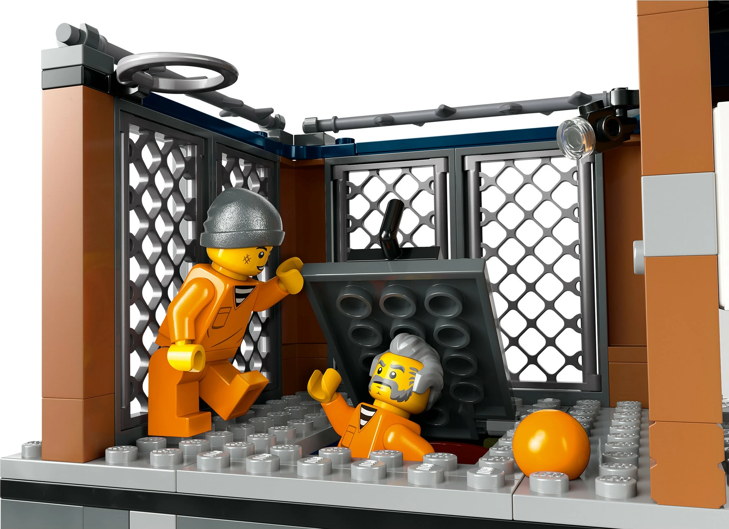 Gradbeni komplet Policijski zaporniški otok LEGO 60419, 980 kosov, večbarven