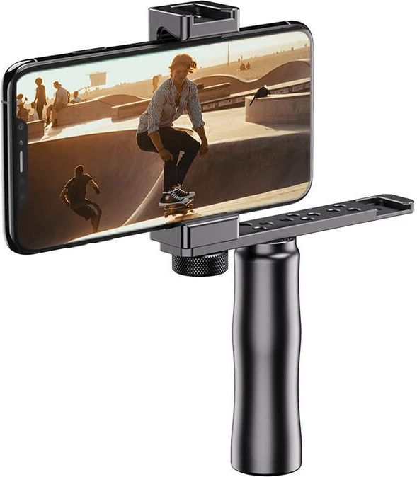 Nosilec za telefon APL-VG01, APEXEL, aluminij, črn